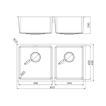 Chậu rửa chén Inox Malloca MS 6081